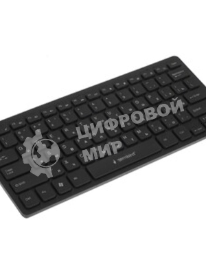 Комплект клавиатура+мышь Gembird KBS-9100 беспроводной, USB, 1600 DPI, чёрный