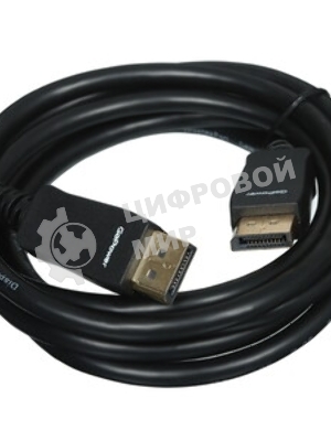 Кабель а/в GoPower Длина 1.8 м Разъемы DisplayPort (m)-DisplayPort (m) черный 00-00028932