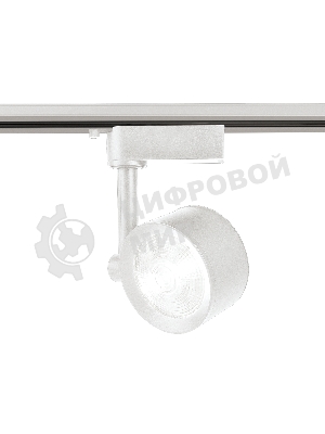 Трековый однофазный светодиодный светильник Ambrella light GL6388 WH белый LED 7W 4200K 24°