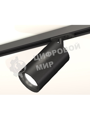 Светильник Ambrella light XT7402021 SBK/PBK черный песок/черный полированный MR16 GU5.3 (A2537, C7402, A2071, C7402, N7011)