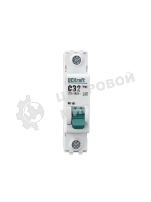 Выключатель автоматический модульный DEKraft 1п C 32А 4.5кА ВА-101 11057DEK