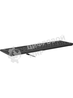 Клавиатура A4Tech FX55 черный USB slim Multimedia кабель 1.5м
