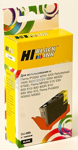 Картридж Canon PIXMA iP4200/iP6600D/MP500 (Hi-Black) new, CLI-8BK, BK
