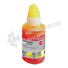 Чернила Cactus CS-GI490Y желтый 100мл для Canon PIXMA G1400, G2400, G3400