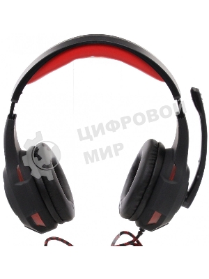 Гарнитура Defender WARHEAD G-370 черный/красный