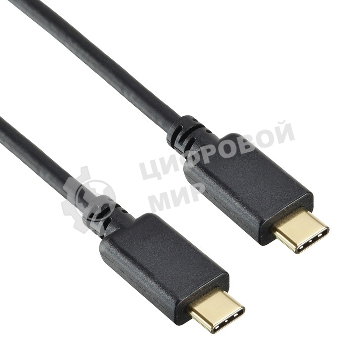 Кабель Buro PD15W USB Type-C (m) USB Type-C (m) 1м черный