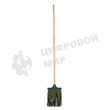 Метла Сибртех полипропиленовая 230 х 250 мм плоская, с черенком