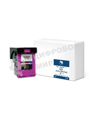 Картридж струйный NVPrint 651 (NV-C2P11AE) Color для HP DJA 5575/5645, OJ 252/202 (18 мл) совместимый