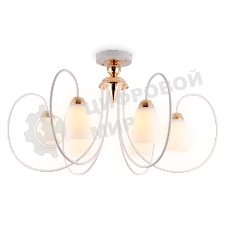 Светильник Ambrella light TR3120/6 WH/GD белый/золото E27 max 40W D850*480