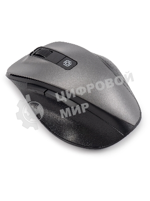 Мышь беспроводная Oklick 504MW черный/серый, 1600 dpi, радиоканал, USB, кнопки - 6