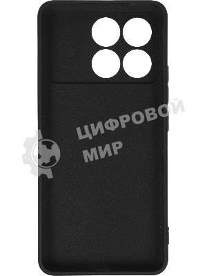 Чехол (клип-кейс) BoraSCO для Xiaomi POCO F6 Pro Silicone Case черный