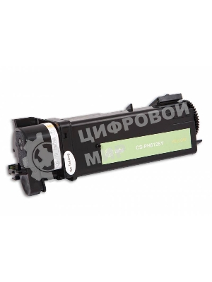 Картридж лазерный Cactus CS-PH6125Y (106R01337) желтый (1000 стр.) для Xerox 6125/6125n