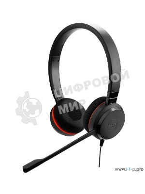Гарнитура Jabra Evolve 20 SE Stereo MS чёрный, проводная, USB
