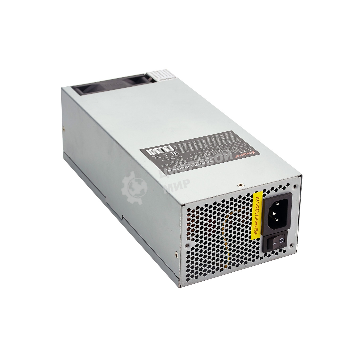Блок питания серверный 600W ExeGate (ServerPRO-2U-600ADS) APFC, унив. для 2U, 24pin, 2*8pin, 3xSATA, 5xIDE