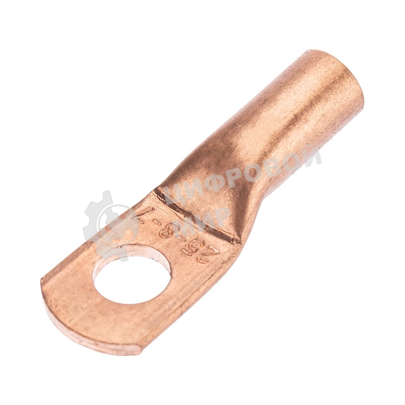 Наконечник Rexant ТМ 25-10-8 (25 мм²-Ø10 мм) (в упак 50 шт)