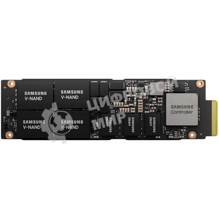 Накопитель SSD Samsung PM9A3, 3.84Tb, M.2 22110, PCIe 4.0 x4, NVMe, R/W 5500/2000
