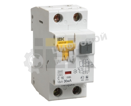 Выключатель автоматический дифференциального тока IEK MAD22-5-032-C-30 АВДТ 32 C32