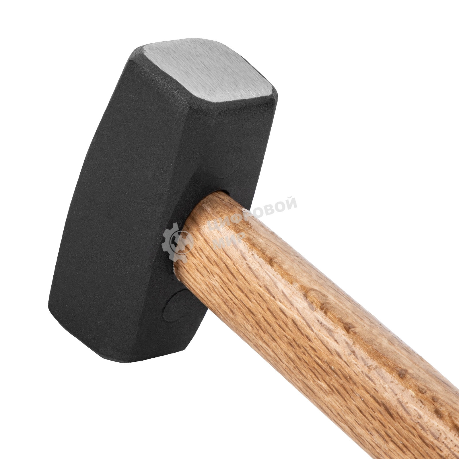 Кувалда Sparta 2000 г, кованая головка, деревянная двухцветная рукоятка