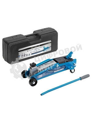 Домкрат гидравлический подкатной Stels высокий подъем, 3т SUV, 190-535 мм, в кейсе