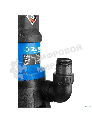 Насос ЗУБР НПГ-Т3-1300профессионал т3 погружной дренажный для грязной воды d частиц до 35мм 1300В