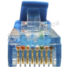 Патч-корд Suprlan 10-0149 UTP RJ-45 вил.-вилка RJ-45 cat.5e 3м синий LSZH 24AWG