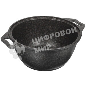 Кастрюля Kukmara кго22а а/пр литая 2,0 л стекл/кр Granit ultra original