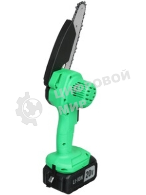 Пила цепная аккумуляторная ZITREK GreenSaw 20 Extra power 20В, 3А·ч Li-ion аккум. 1шт, 1,5А·ч Li-ion аккум. 1шт, ЗУ