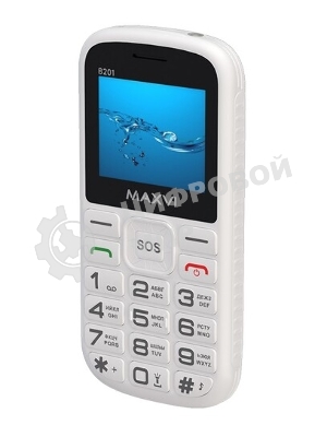 Мобильный телефон Maxvi B201 белый