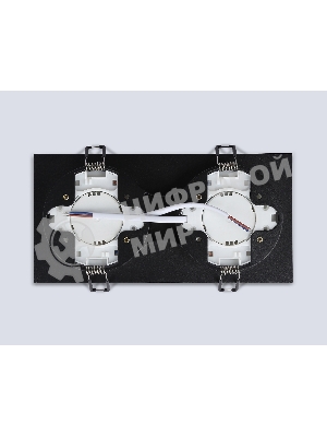 Светильник Ambrella light TN6712/2 BK черный IP44 GX53/2 max 15W 210*105*45
