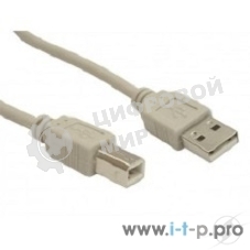  Кабель 5bites UC5010-050C USB2.0, AM/BM, 5м.