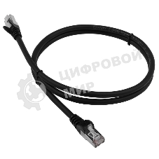 Патч-корд LANMASTER LSZH FTP cat.6, 3.0 м, черный