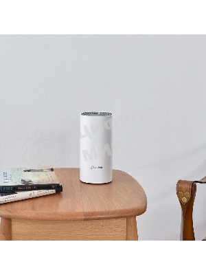 Домашняя Mesh Wi-Fi система TP-Link Deco E4 (3-Pack), 1167 Мбит/с (5 ГГц: до 867 Мбит/с + 2,4 ГГц: до 300 Мбит/с), 2 порта 100 Мбит/с, 2 встроенные антенны на каждом модуле Deco
