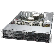 Серверная платформа Supermicro SYS-620P-TR 2U noCPU(2)3rd GenScalable/TDP 270W/no DIMM(18)/SATARAID HDD(8)LFF/2x1GbE/1200W