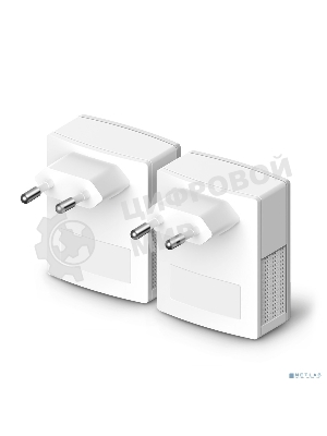 Сетевой адаптер TP-Link TL-PA4010KIT AV600 Nano Powerline Ethernet Adapter Starter Kit, Ultra Compact Size, 500Mbps Powerline Datarate,10/100Mbps Fast Ethernet, HomePlug AV, Green Powerline,Plug and Play, Twin Pa