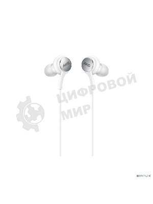 Гарнитура вкладыши Samsung EO-IC100 1.2м белый проводные (в ушной раковине)