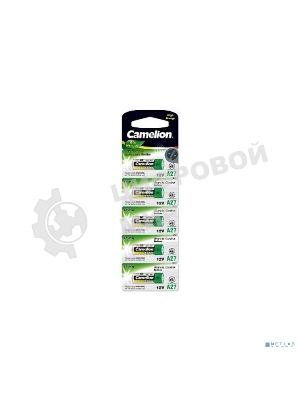 Батарейка Camelion LR27A BL-5 Mercury Free (A27-BP5, 12В) (5шт. в уп-ке)