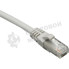 Патч-корд Suprlan 10-0166 UTP RJ-45 вил.-вилка RJ-45 кат.6 0.5м серый LSZH