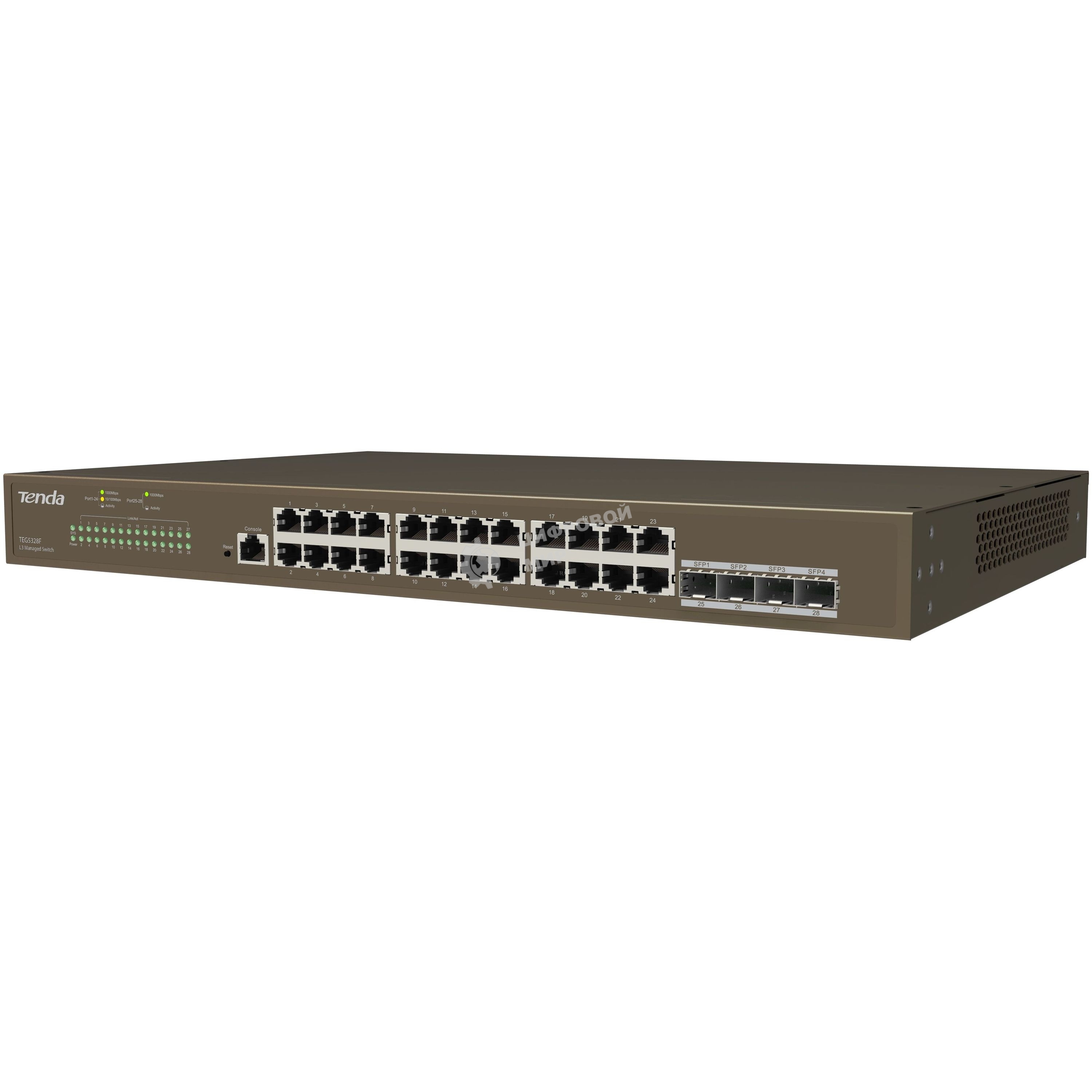 Коммутатор IP-COM G5328F 24PORT 10/100/1000+ 4PORT SFP