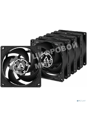 Комплект вентиляторов для корпуса ARCTIC P8 Silent Black комплект 5 шт (ACFAN00301A) черный 80мм 1600rpm 22.5db 3-pin