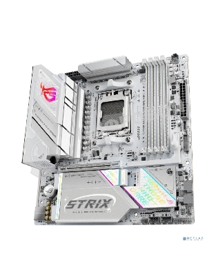 Материнская плата Asus ROG STRIX B850-G GAMING WIFI, AM5, AMD B850, 4xDDR5, 2xSATA, 4xM.2, 1xPCIe 5.0 x16, 1xHDMI, 1xDP, 1x2.5Gb LAN, Wi-Fi 7, Bluetooth 5.4, 1xUSB-C 20Gbps, 1xUSB-C 10Gbps, 2xUSB-A 10Gbps, 4xUSB-A 5Gbps, 2xUSB-A 2.0, 2x3.5 мм, 7.1, mATX