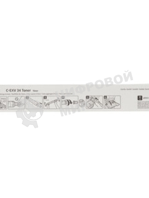 Картридж лазерный Canon C-EXV34BK черный (туба 23000 стр) для Canon iR C9060/C9065/C9070, IR Advance C2000ser/C2020/C2025/C2030