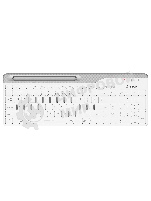 Клавиатура беспроводная A4Tech Fstyler FBK25, USB, Bluetooth/Радиоканал, белый/серый