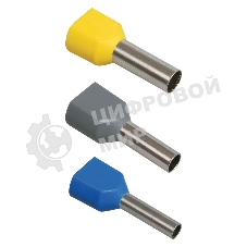 Наконечник-гильза изол. НГИ2 1.5-8 кор. (уп. 100 шт) ИЭК UTE10-D2-4-100