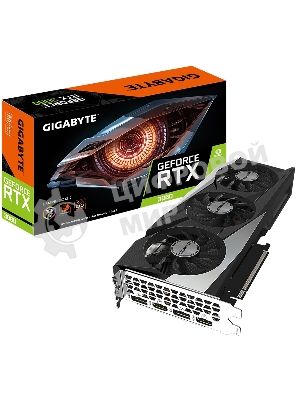 Видеокарта Gigabyte GV-N3060GAMING OC-12GD 2.0 LHR GDDR6 1837/15000/HDMIx2/DPx2/HDCP Ret