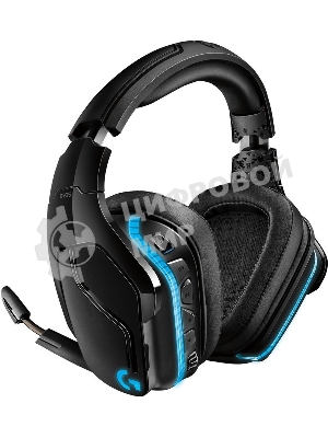 Гарнитура Logitech G935 чёрный, беспроводная + проводная, 2.4 ГГц/3.5 мм, до 12 ч, DTS 7.1 Surround, LIGHTSYNC RGB