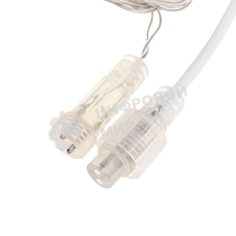 Гирлянда светодиодная Neon-night Айсикл (бахрома) 5х0,6м, с эффектом мерцания, прозрачный провод, IP44, 230В, диоды теплые белые, 112LED