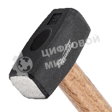 Кувалда Sparta 2000 г, кованая головка, деревянная двухцветная рукоятка