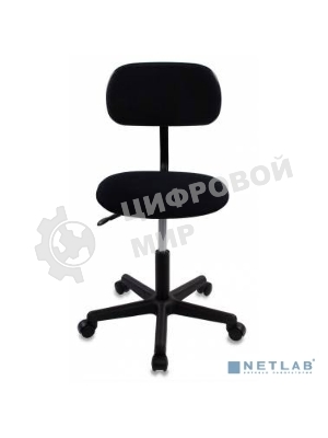 Кресло Бюрократ CH-1201NX черный, ткань, 100 кг
