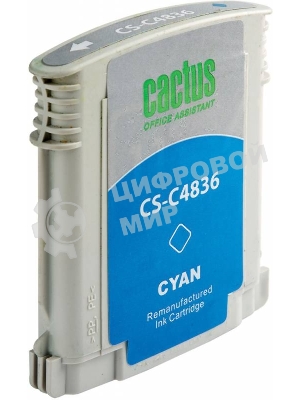 Картридж струйный Cactus CS-C4836 голубой (29 мл) для №11 HP 2000/2500/1000/1100/1200