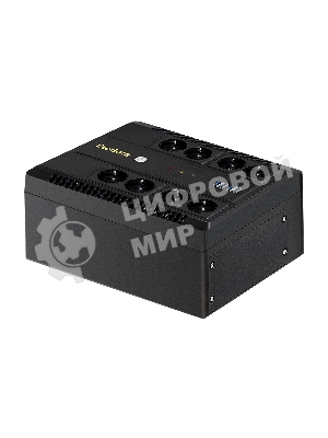 Источник бесперебойного питания ExeGate NEO NNB-650.LED.AVR.8SH.CH 650VA/390W, LED, AVR, 8*Schuko, 4*USB-порта для зарядки, черный